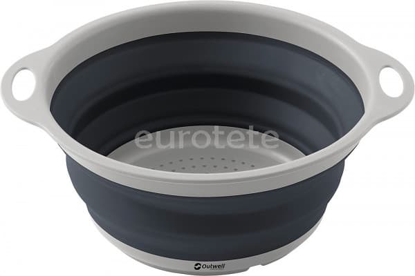 Escurridor colador cocina gris plegable