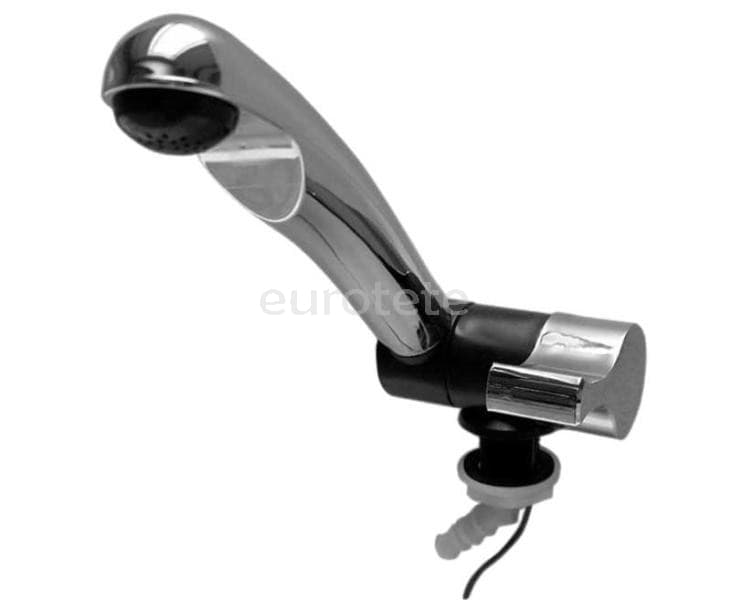 Grifo Comet London cromado y negro con microinterruptor automatico  - 460018 - Eurotete