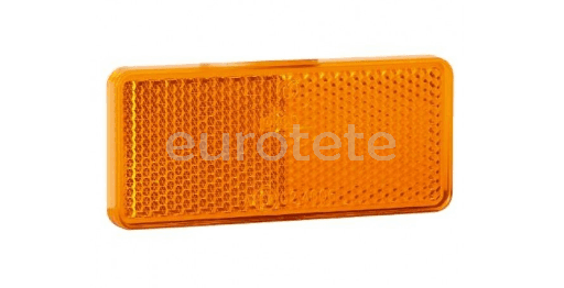 Reflector Jokon R118 naranja 90 x 40 mm rectangular con adhesivo