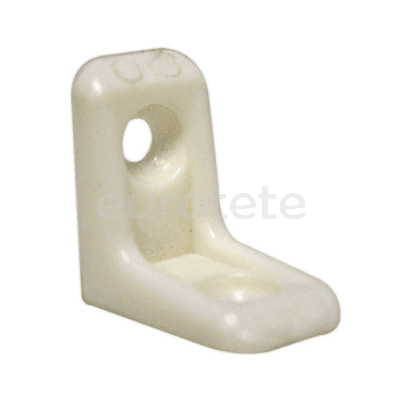 Esquinero angulo blanco con 2 agujeros para mueble camperizacion furgoneta camper  - 501401 - Eurotete