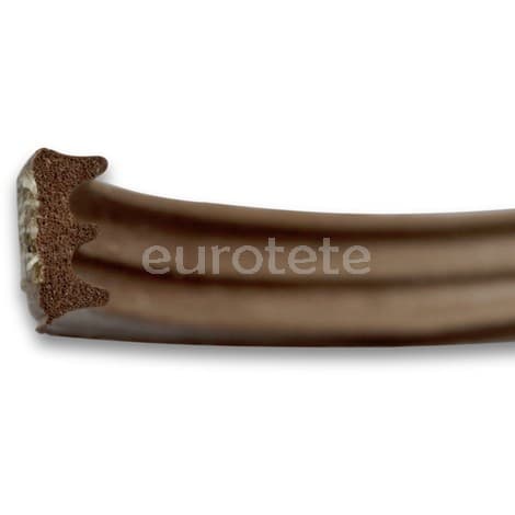 Burlete marron adhesivo junta en armario o mueble caravaning