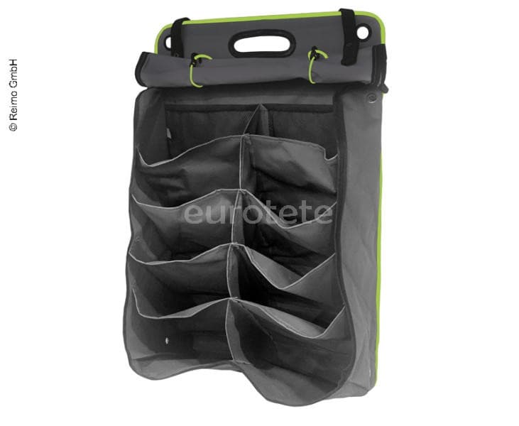 Organizador 86 x 48 cm Camp4 zapatero negro y verde lima  - 919255 - Eurotete