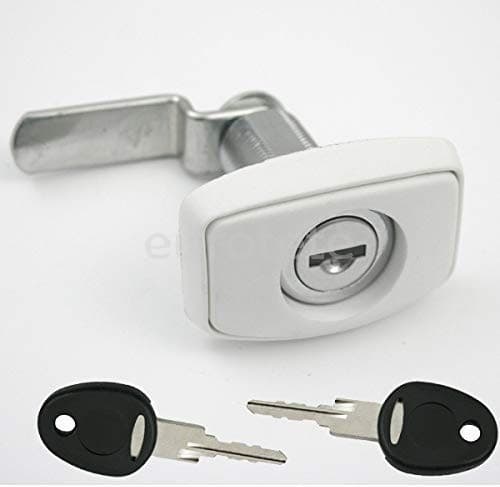 Cerradura arcon con 2 llaves New System blanco  - 52653NWS - Eurotete