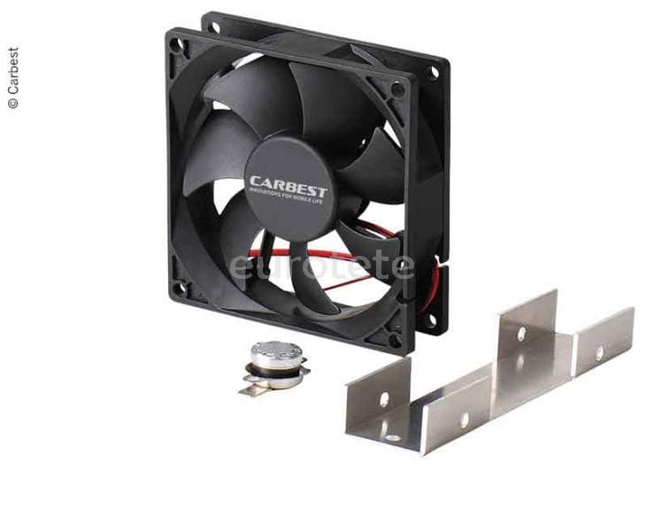 Ventilador nevera carbest 92 mm x 92 mm a 12 voltios furgoneta camper camperizacion 1
