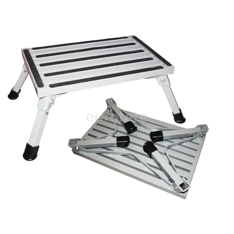 Peldano o escalon 48 x 37 taburete plegable aluminio  - 91184 - Eurotete