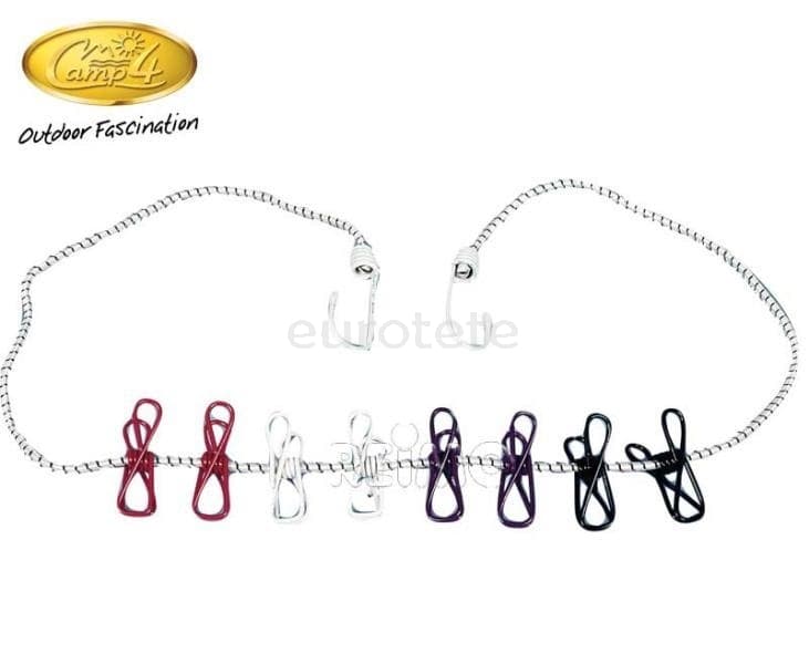 Tendedero cuerda pulpo con pinzas  - 992101 - Eurotete