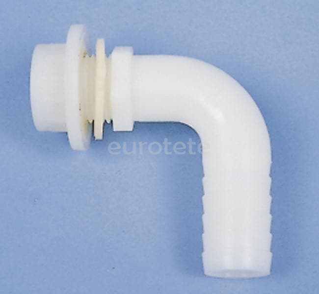 Racor 19 mm curvado empalme tubo agua autocaravana caravana furgoneta camper nautica