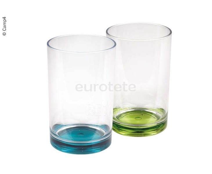 Vasos transparente con verde Tarifa caravaning  - 929078 - Eurotete