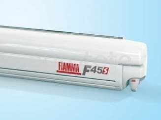 Fiamma F45 S 300 x 250 blanco polar white y lona gris royal grey  - 437688 - Eurotete