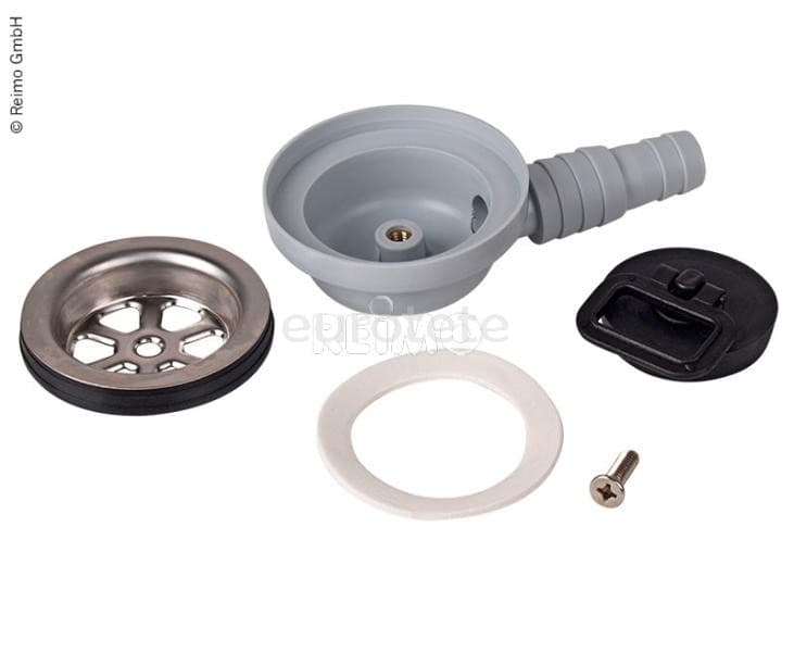 Desagüe agua 90º de 19 mm y 25 mm para lavabo y fregadero