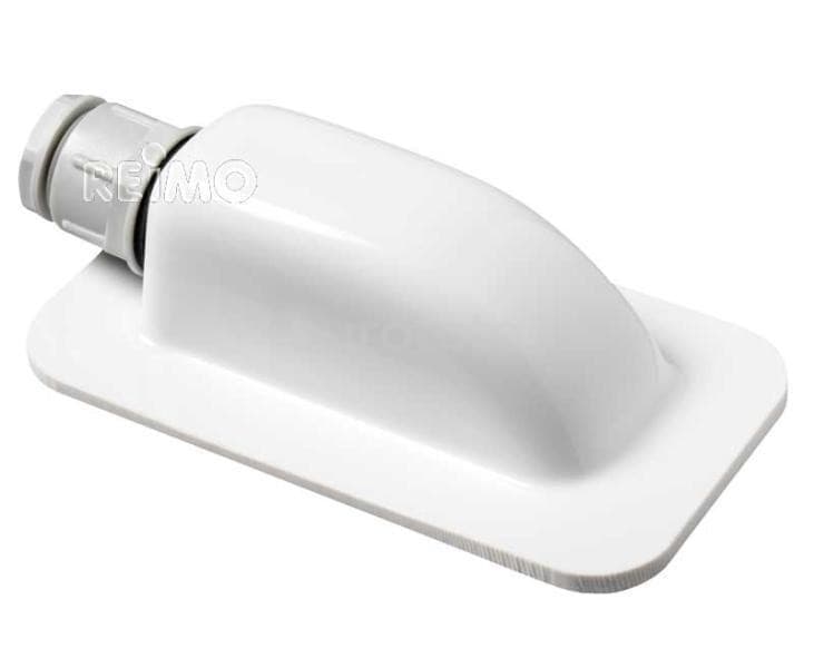 Pasatechos para autocaravanas en  instalaciones antenas, placas Solares y otros accesorios exteriores color blanco