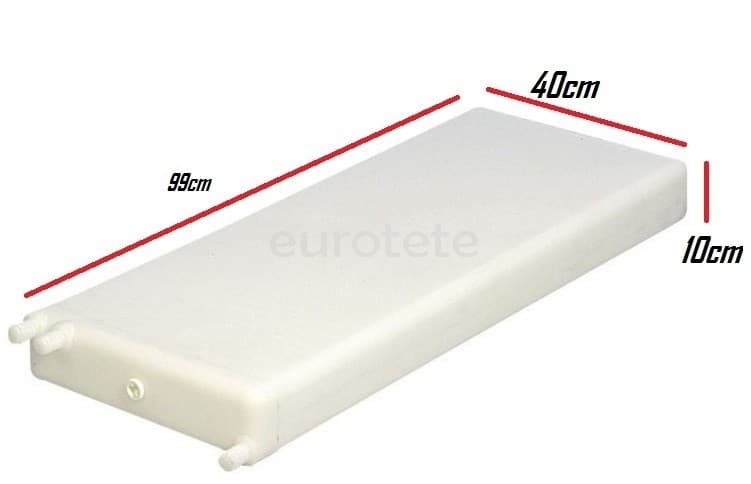 Deposito agua 40 litros 10 x 99 x 40 extraplano furgoneta camper 4x4    - A0006537 - Eurotete