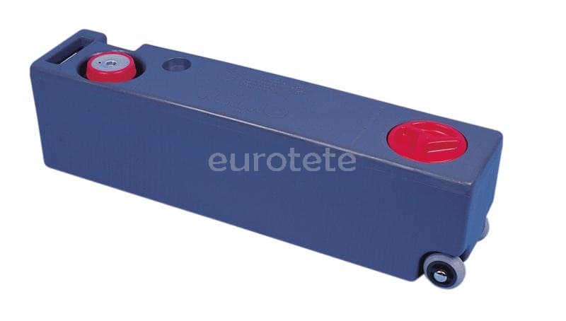 Deposito agua 49 litros 26 x 98 x 21 para volkswagen T4, T5 y T6 con ruedas para agua residual furgoneta camper 1