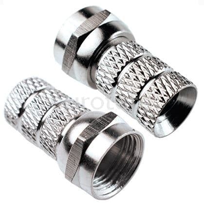 Conector F macho montaje rosca  - 492866 - Eurotete