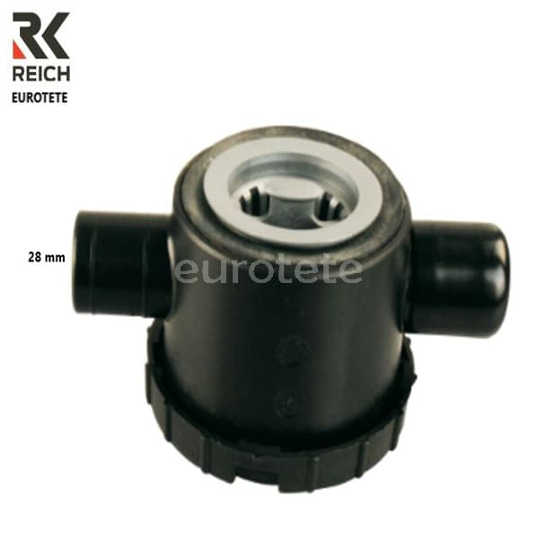 Desague-con-sifon-2-salidas- tubo-manguera-agua- 28-mm- autocaravana-caravana-camper