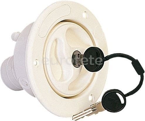 Bocana agua blanco Zadi con tapon y 2 llaves  - 65211 - Eurotete
