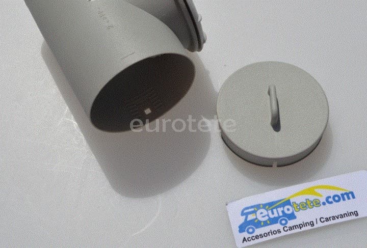 Truma tapa gris para tubo difusor calefaccion 65 cm  - 72162 - Eurotete