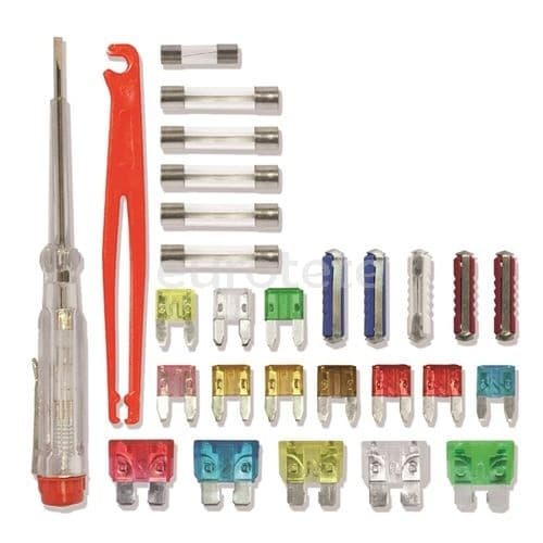 fusibles Kit con 28 piezas de emergencia para recambio de autocaravana 2