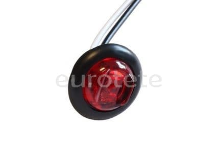 Hella P2PC Top C2-7110 galibo redondo led rojo para autocaravana o remolque  2