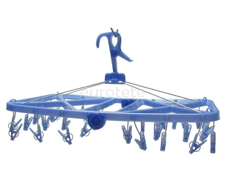 Tendedero plegable con 32 pinzas para caravaning  - 94002 - Eurotete