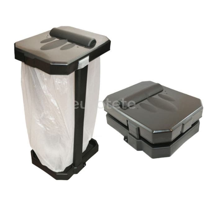 Papelera plegable para camping