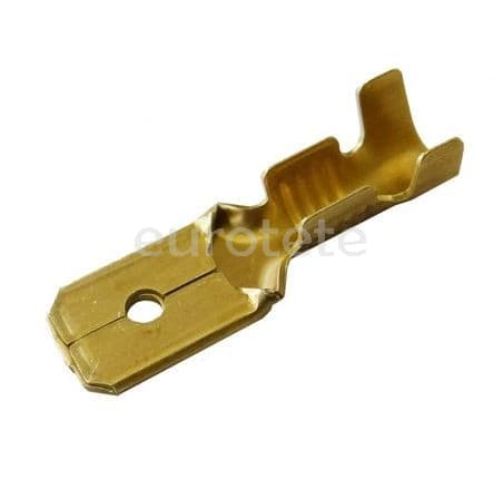 Terminal faston conector macho 6.3 mm