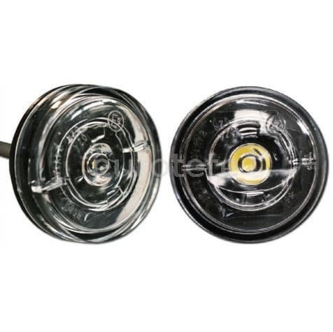 Hella TOP 7613 galibo redondo led transparente para autocaravana