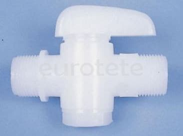 Llave de paso tubo 12 mm rosca 3/4 tuberia agua 20 mm autocaravana caravaning