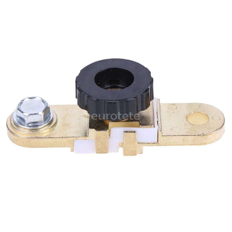 Borne bateria interruptor plano para conexion al terminal negativo de la bateria para autovaravana o camion