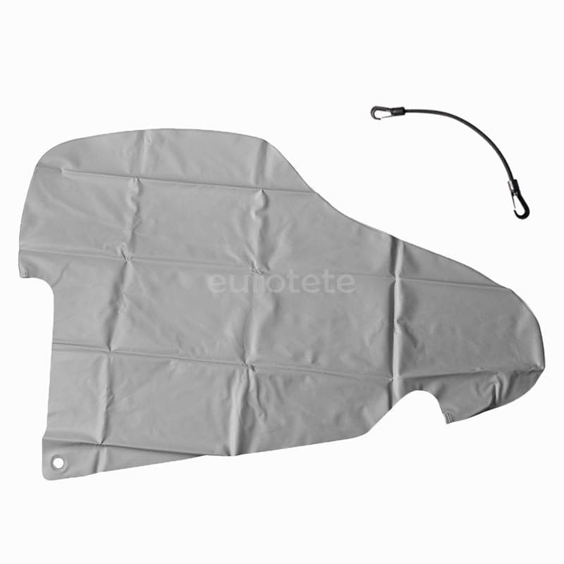 Funda lanza 82 cm en PVC gris para protector remolque caravana 2