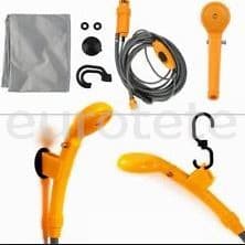 Ducha exterior 12 voltios con bomba boton encendido para furgoneta camper  - 64136 - Eurotete