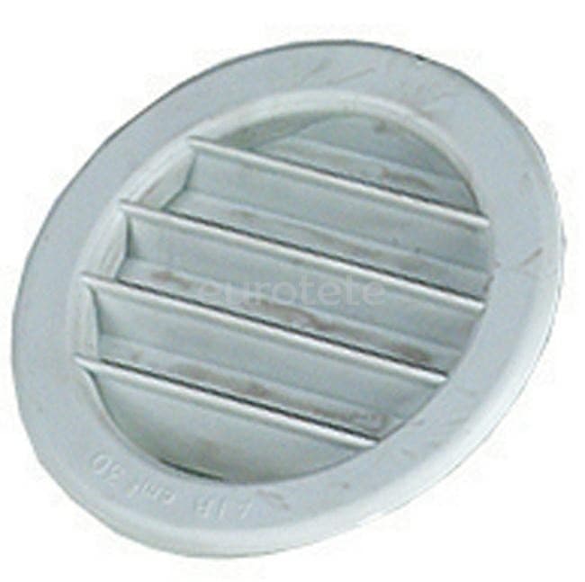 Rejilla 7.5 cm blanca ventilacion tubo cocina autocaravana 1