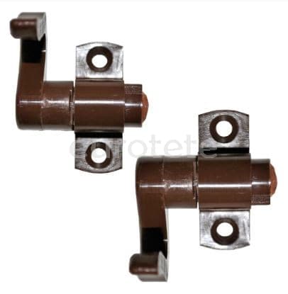 Gancho marron Kit 2 puerta baño  - 3073546 - Eurotete