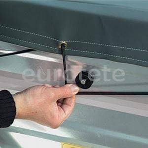 10 poleas anclaje grandes para sujetar cuerda lona o red seguridad del remolque, 4x4 o garaje autocaravana 1