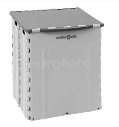 Papelera 32 x 28 o cubo basura plegable para camping  - 430092 - Eurotete