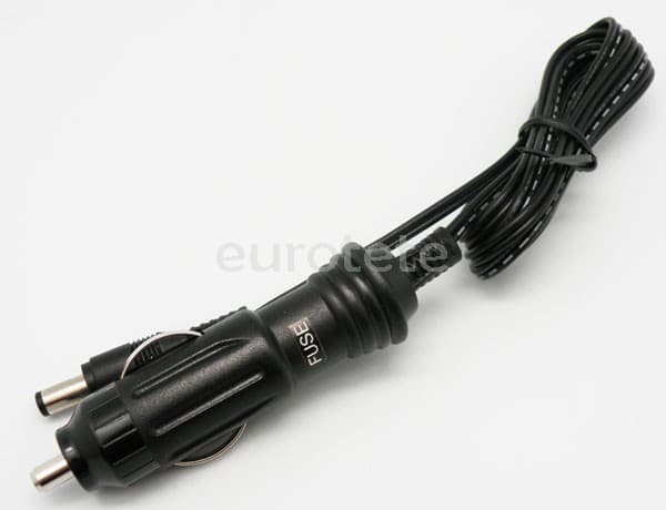 Conector mechero macho a jack hueco hembra