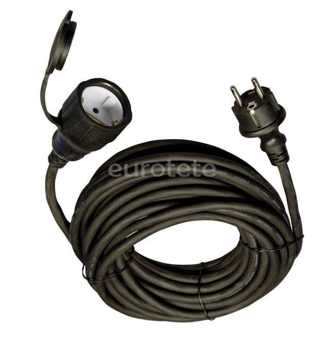 Enchufe schuko 5 metros alargador para camping