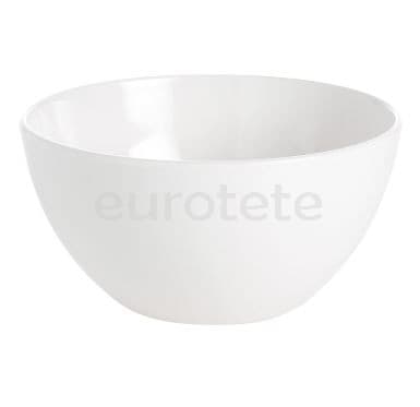 Cuenco melamina Gimex blanco tazon para cereales o sopa para autocaravana o nautica