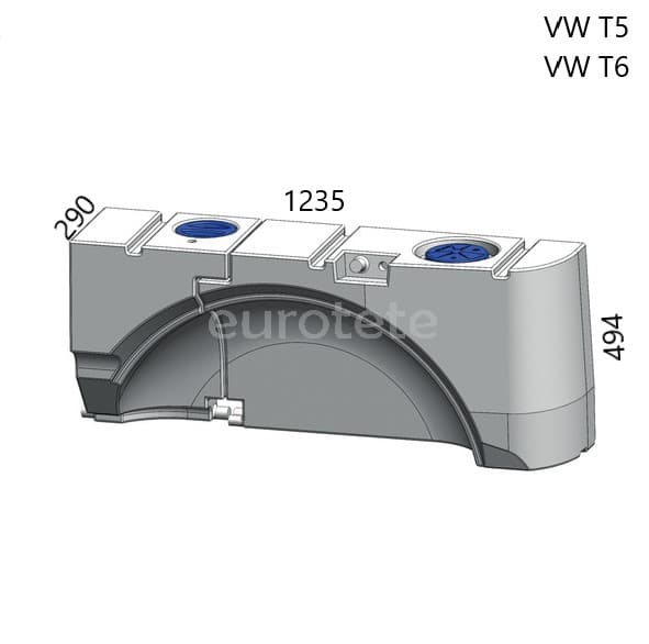 depósito-de-agua-93-litros-potable-y-residual-Volkswagen-t5-y-t6-camperización-furgoneta-camper-1