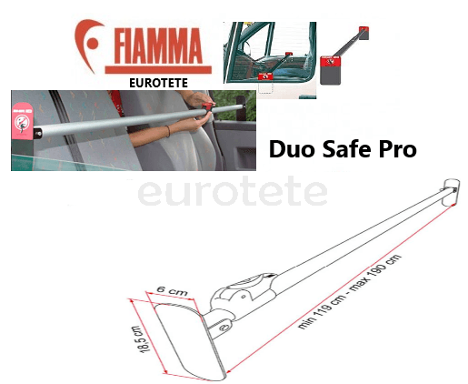 Barra cabina seguridad Fiamma Duo Safe Pro autocaravana 2