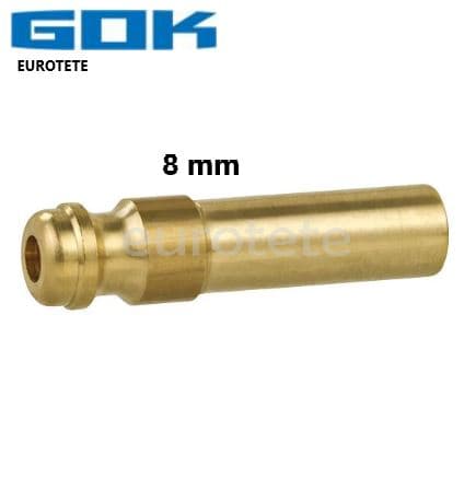 Boquilla 8 mm de conexion rapida externa de gas 2