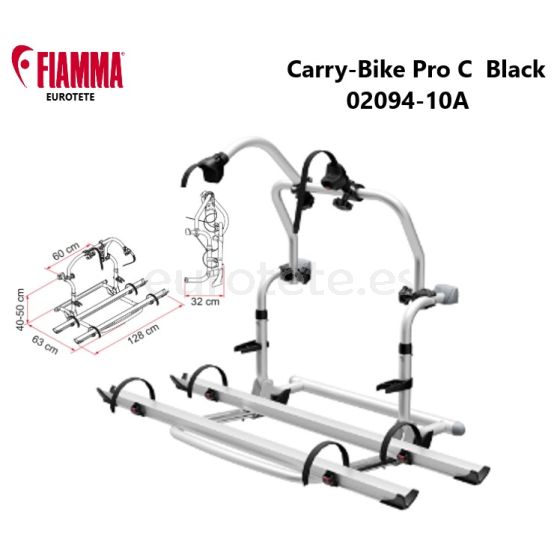 Fiamma Carry-Bike Pro C black portabicicletas 02094-10A - 02094-10A - Eurotete